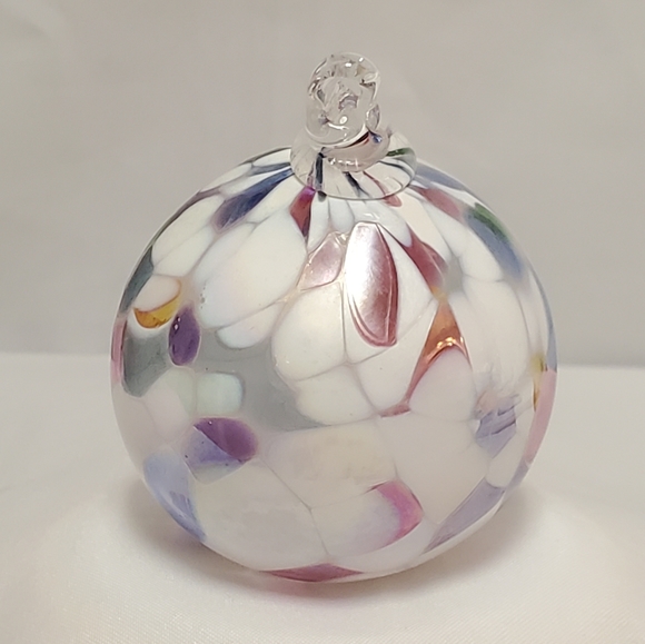 Handblown Glass Ball Tree Ornament - Picture 1 of 5